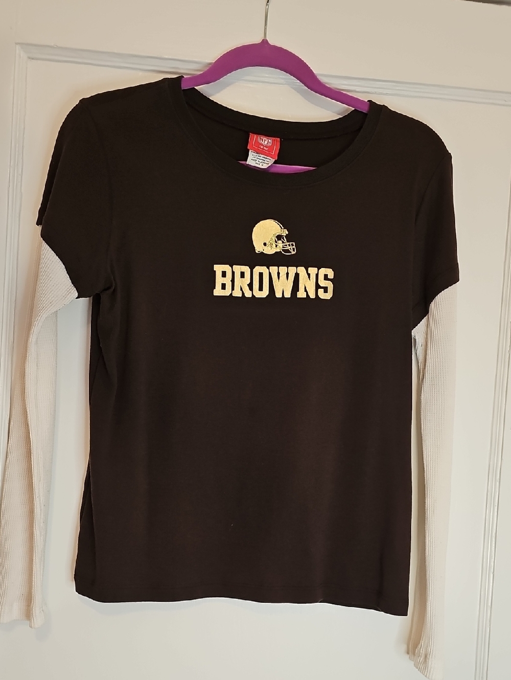 Cleveland Browns Logo Long Sleeve Shirt